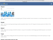 Tablet Screenshot of beurswijzer.com